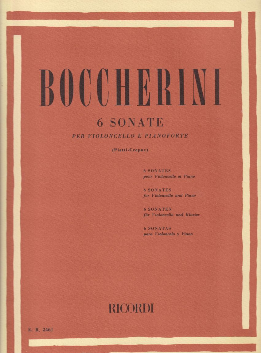6 Sonatas for Cello & Piano
