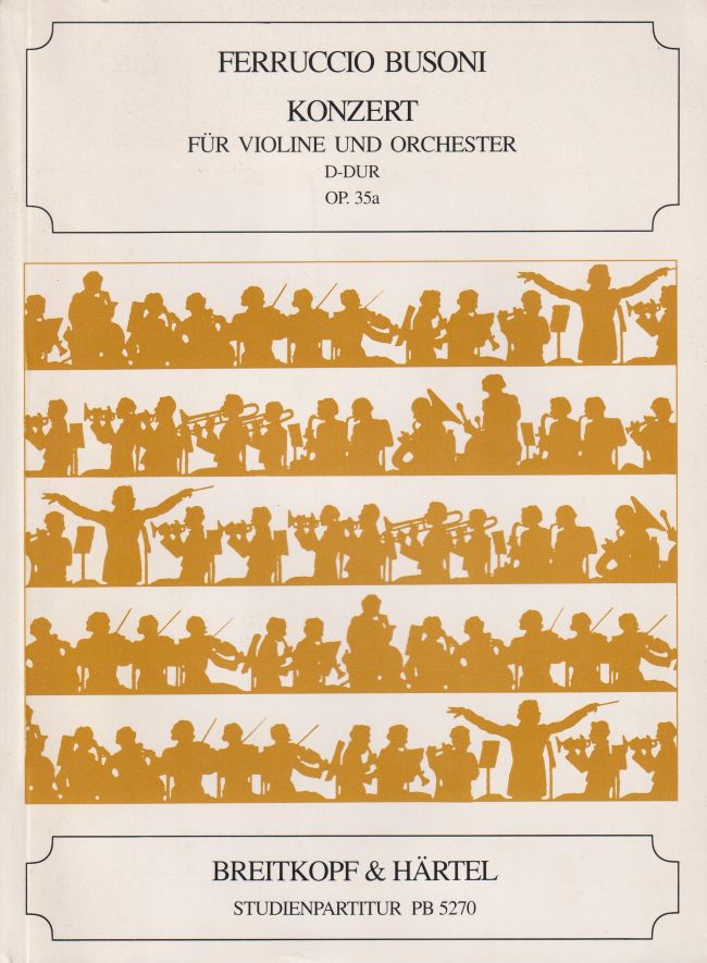 Violin Concerto in D, Op.35a - Study Score