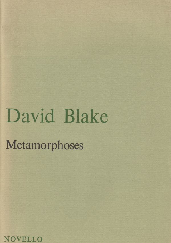 Metamorphoses for Large Orchestra - Study Score