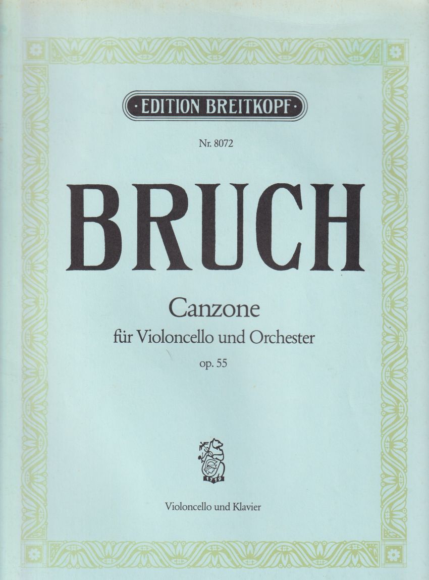 Canzone, Op.55 - Cello & Piano
