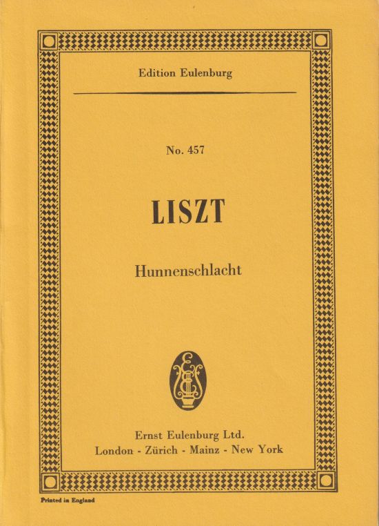 Hunnenschlacht (Symphonic Poem No.11) - Study Score