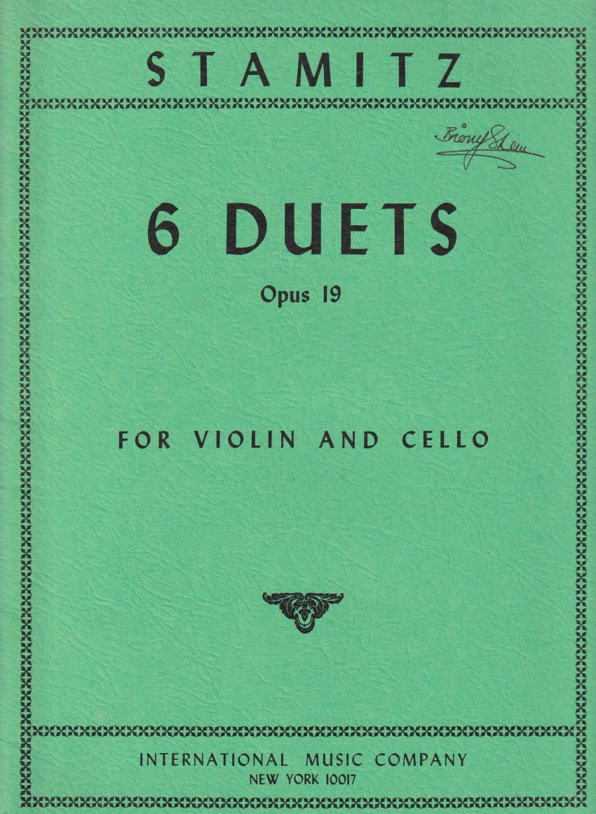 6 Duets for Violin and Cello, Op.19