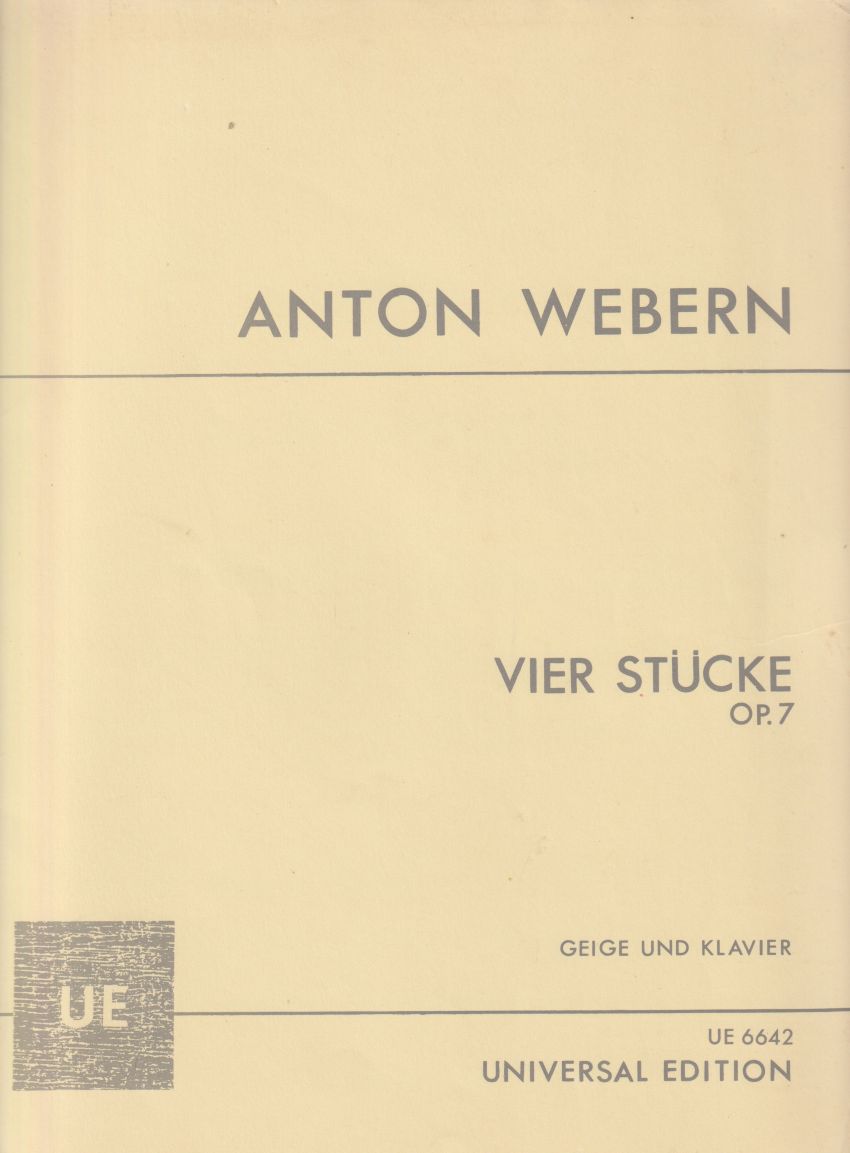 Vier Stucke, Op.7 - Violin & Piano