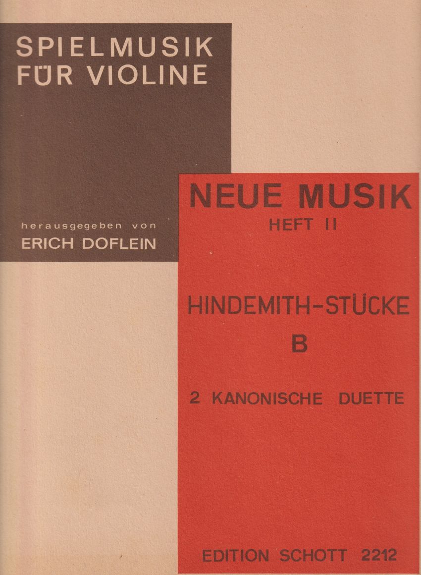 Canonical Piece and Canonical Variations for Two Violins
