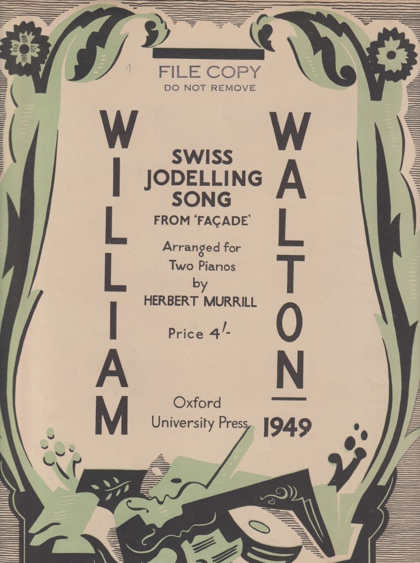 Swiss Jodelling Song from Facade - Two Pianos
