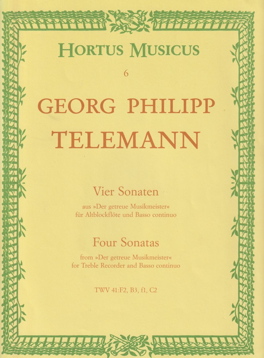 Image for Four Sonatas from Four Sonatas from