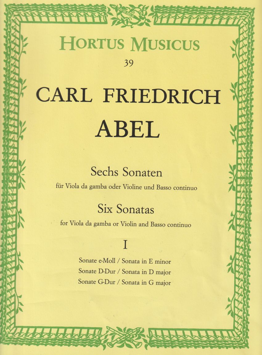 Image for Six Sonatas for Viola da gamba (Violin) and Basso continuo, Volume 1 - Set of Parts Six Sonatas for Viola da gamba (Violin) and Basso continuo, Volume 1 - Set of Parts