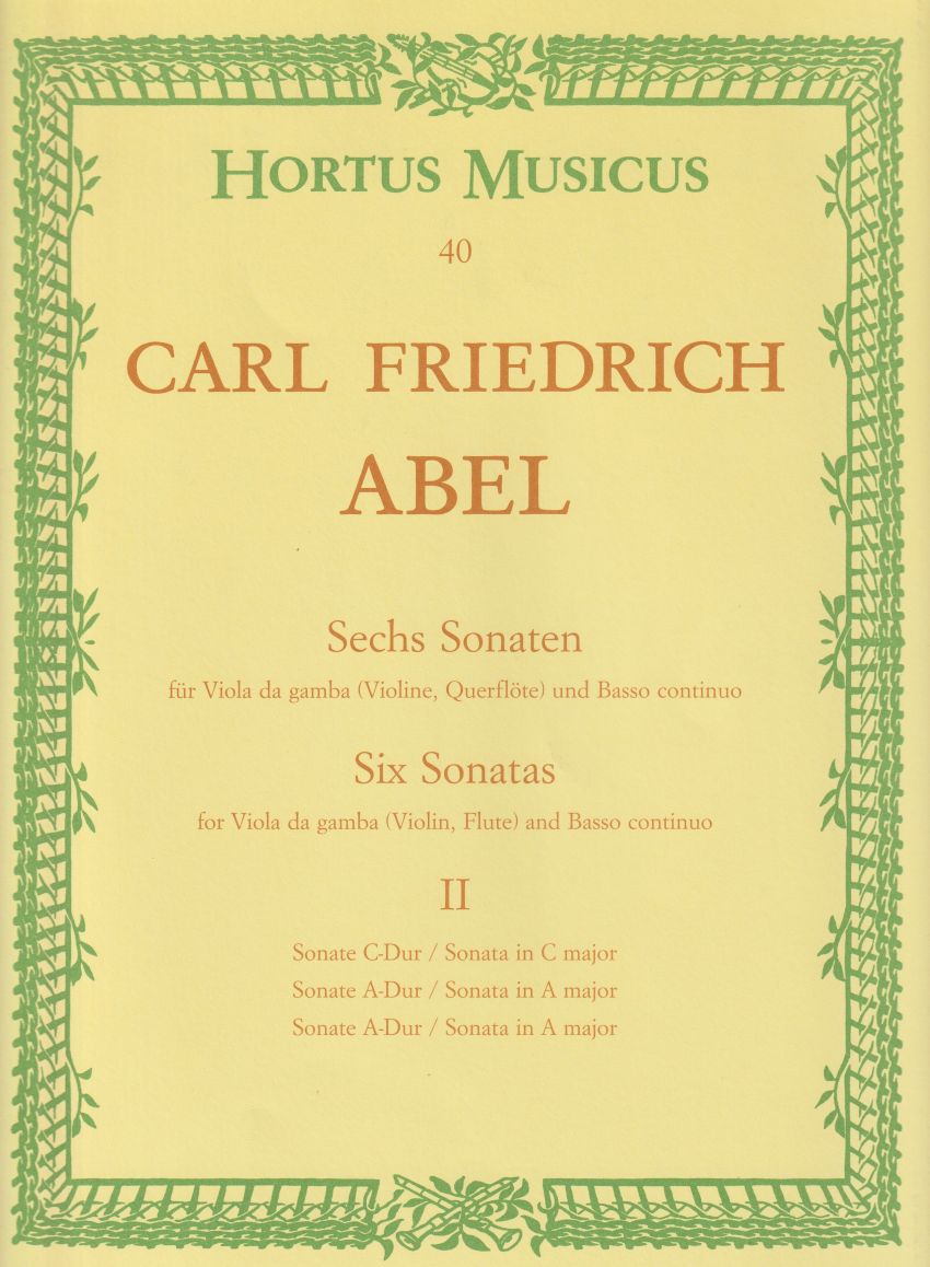 Image for Six Sonatas for Viola da gamba (Violin) and Basso continuo, Volume 2 - Set of Parts Six Sonatas for Viola da gamba (Violin) and Basso continuo, Volume 2 - Set of Parts