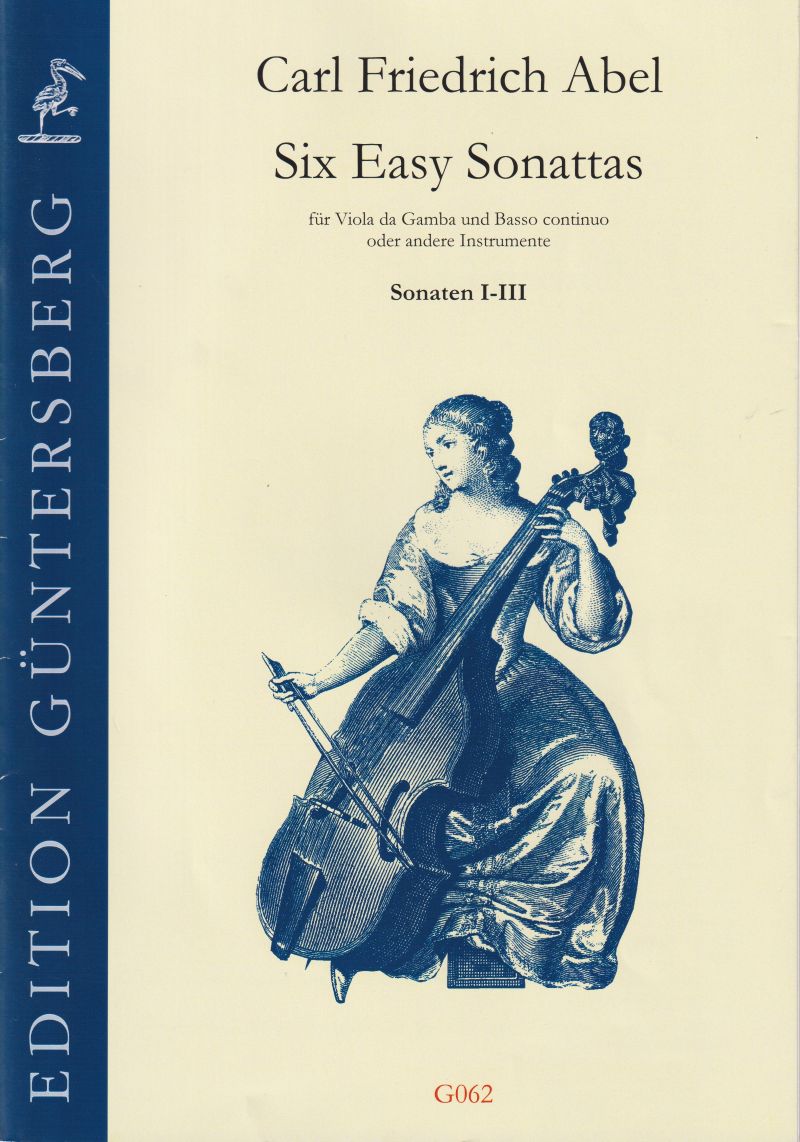 Image for Six Easy Sonatas for Viola da Gamba and Bass continuo Vol.1 - Set of Parts Six Easy Sonatas for Viola da Gamba and Bass continuo Vol.1 - Set of Parts