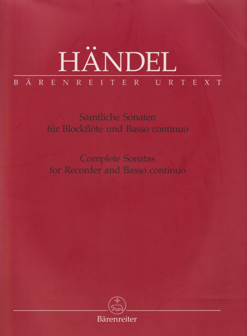 Image for Complete Sonatas for Recorder and Basso continuo - Set of Parts Complete Sonatas for Recorder and Basso continuo - Set of Parts