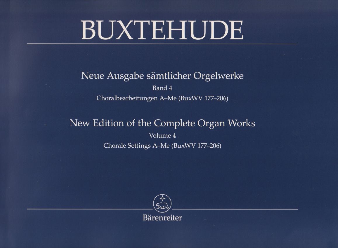 Image for New Edition of the Complete Organ Works Volume 4 - Chorale Settings A to Me New Edition of the Complete Organ Works Volume 4 - Chorale Settings A to Me