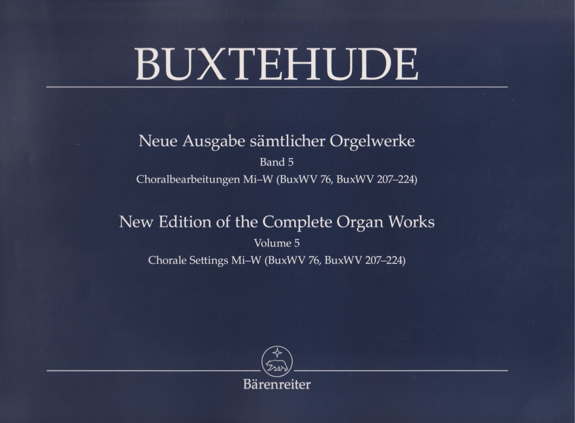 Image for New Edition of the Complete Organ Works Volume 5 - Chorale Settings Mi to W New Edition of the Complete Organ Works Volume 5 - Chorale Settings Mi to W