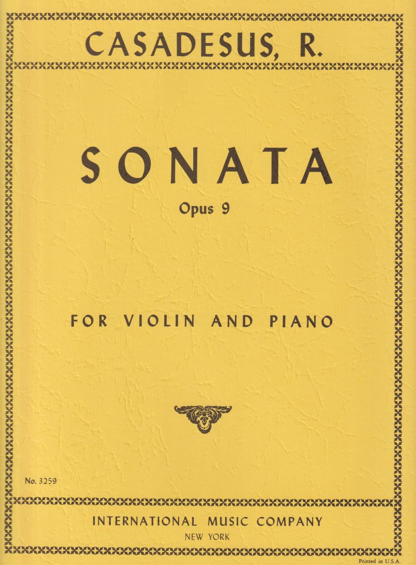 Violin Sonata, Op.9