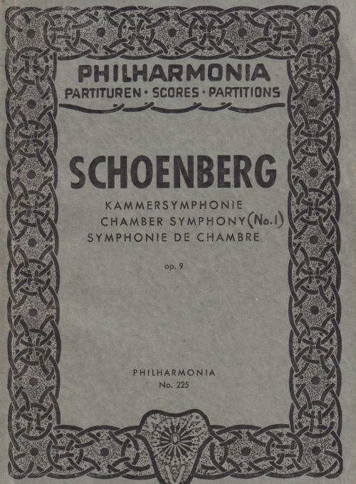 Chamber Symphony No.1 for 15 Solo Instruments, Op.9 - Study Score