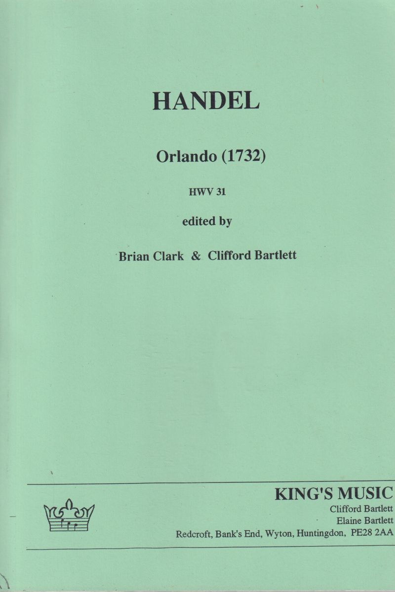Orlando, HWV 31 (1732) - Full Score