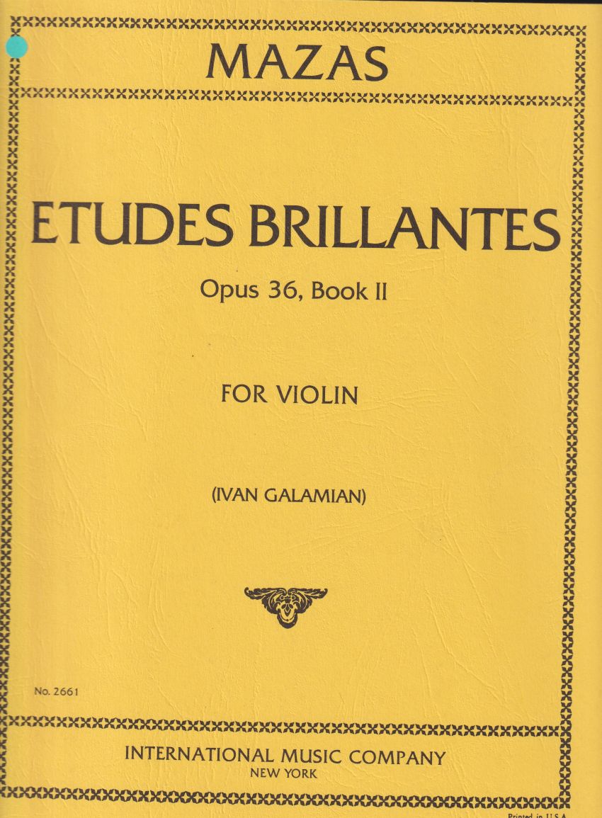 Etudes Brillantes Op.36 Book II for Violin
