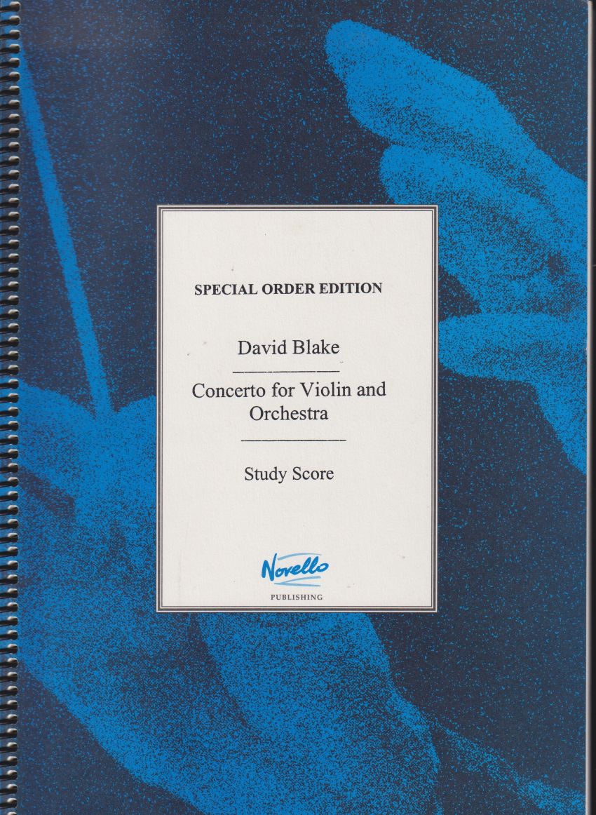 Concerto for Violin and Orchestra - Study Score
